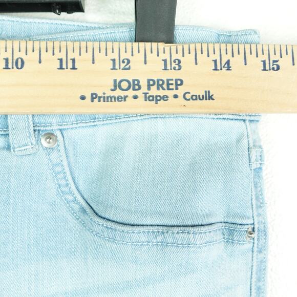 Spanx Jeans Womens SZ M Flared Bellbottom Bootcut Leg Slim Fit High Rise Pull On - Picture 4 of 10